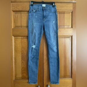 Hudson skinny ripped jean